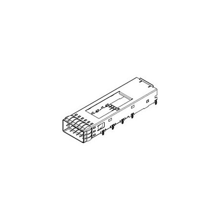 Molex T-Path Cage For Heat Sink, 1-By-1 With Spring Fingers, Open Top, No Lightpipes 1726042100